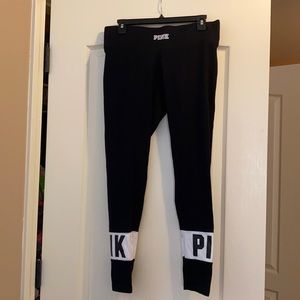 PINK Victoria’s Secret black yoga leggings